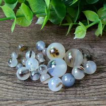 How beautiful natural Madagascar ocean chalcedony beads loose beads Water plant flower Agate landscape direct sales