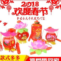 Hand-lighting bright lights Lantern Festival lantern Childrens holiday New Years Day New Years New Years New Years New Years New Year decorations kindergarten dance props