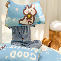 (Fuji Store) Summer tail peace of mind captain original cool latex pillowcase 2 cute cartoon pillow