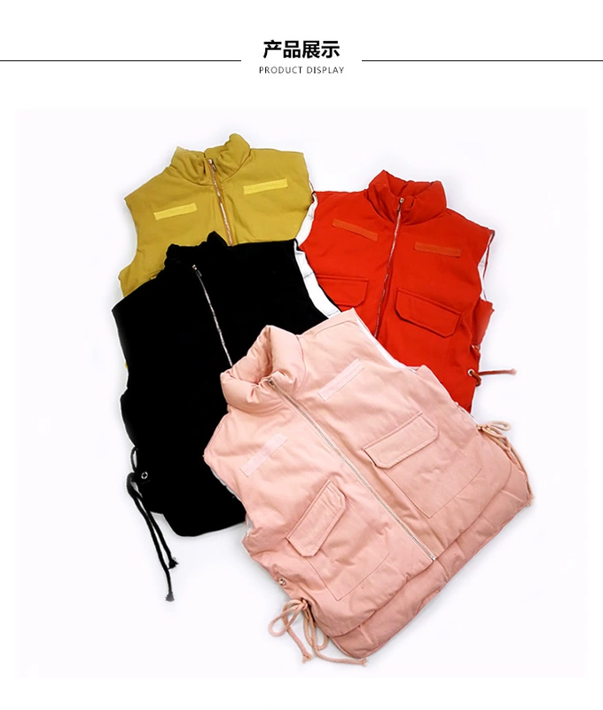 Shen Yidu mùa thu và mùa đông 2021 phong cách mới của phụ nữ mùa thu và mùa đông áo khoác dạ dáng dài trung thu có đệm lót 008 FK-TS - Áo vest