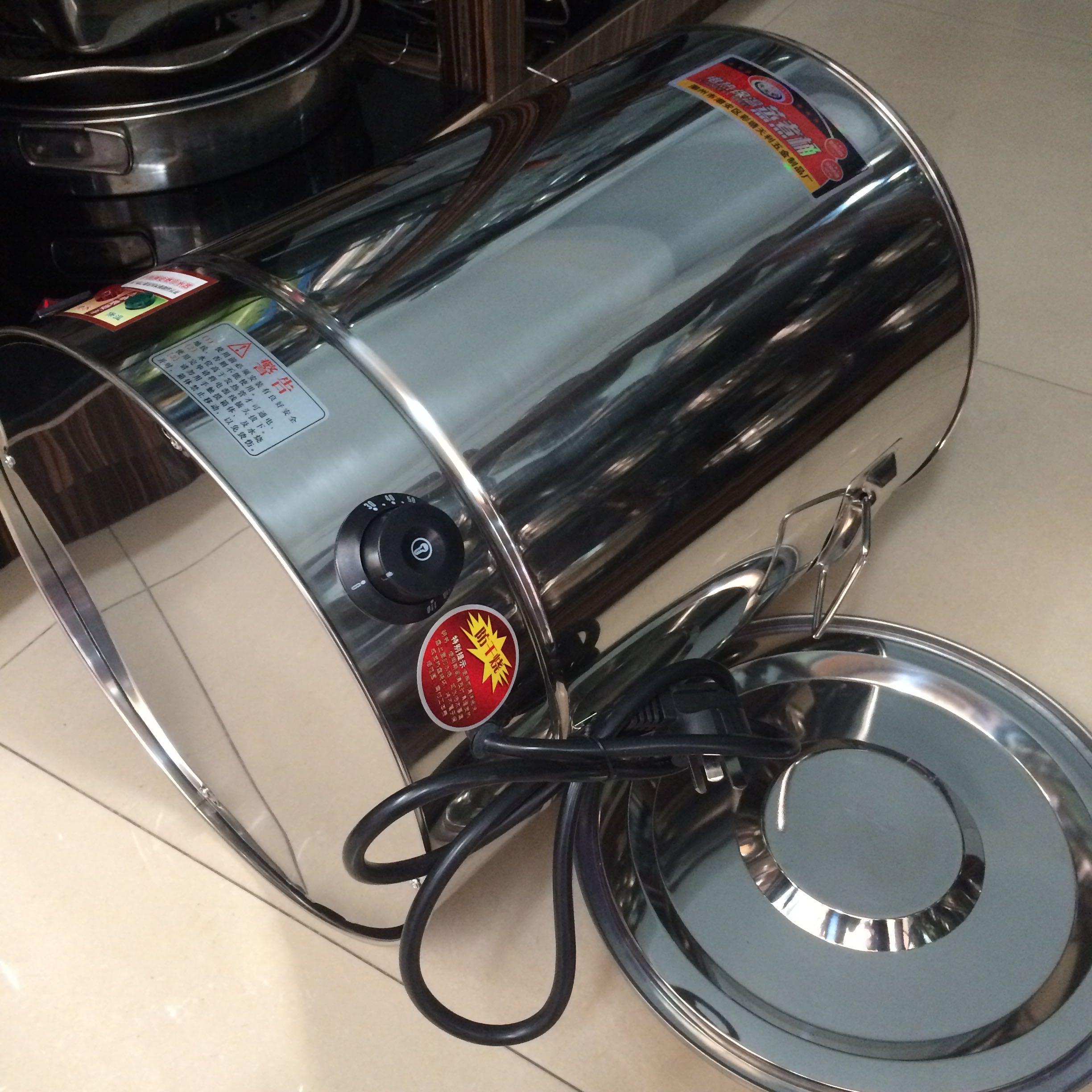 304不锈钢商用电热保温桶双层大容量蒸煮桶节能带电保温汤桶开水