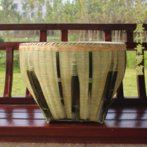 Basket bamboo woven large grain bamboo basket bamboo basket storage basket bamboo weaving products bamboo basket tame rice basket happy event bamboo dustpan