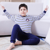 Fat boys and boys big children home clothes autumn suits fat large size cotton autumn pants underwear