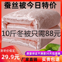 Silk quilt 100% mulberry silk winter quilt thickened warm spring and autumn quilt winter temperature control cotton quilt air conditioning quilt core special offer