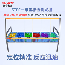 Steanbang logistics sorting on-shot coordinate detection grating library classification management RS485 intelligent measurement light curtain