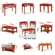 Reception room solid wood appliy with leather tea table office sofa assorted tea table small side a few small tables and a few red wood colors