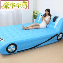 Inflatable mattress Single double household lazy bed Cartoon cute tatami thickened and raised air cushion bed ground shop