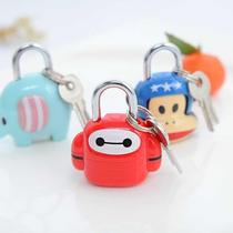 Password lock padlock Gym cabinet lock Cute mini cartoon childrens small lock Student dormitory drawer lock