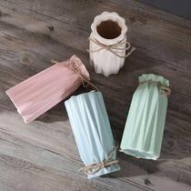 Ceramic Vase Swing Piece Home Living Room Adornment Modern Simplicity About the Star lilies Inserted Dry Vases