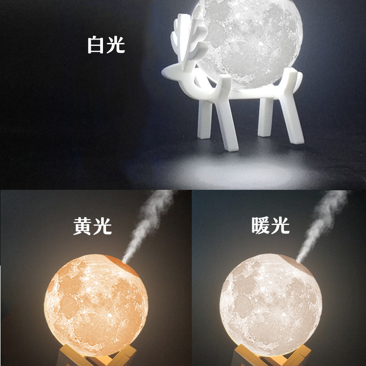 teacher's day to send men and women friends and teachers moon night light humidifier home silent bedroom small large-capacity gifts
