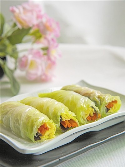 冬日美食:价廉物美的白菜卷