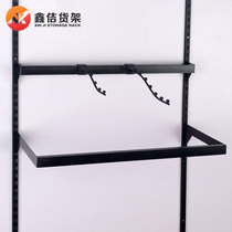 Clothing store display rack Upper wall men and women loading rack Hanger display rack Clothes rack assembly positive side hanging square tube