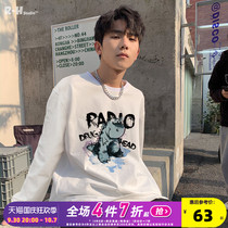 Radiohead cotton long-sleeved T-shirt mens autumn interior with a round neck sleeve tops fashion brand small dinosaur motif