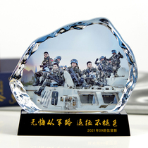 Veterans souvenirs to send comrades-in-arms gifts customized creative practical military troops veterans Bayi souvenirs
