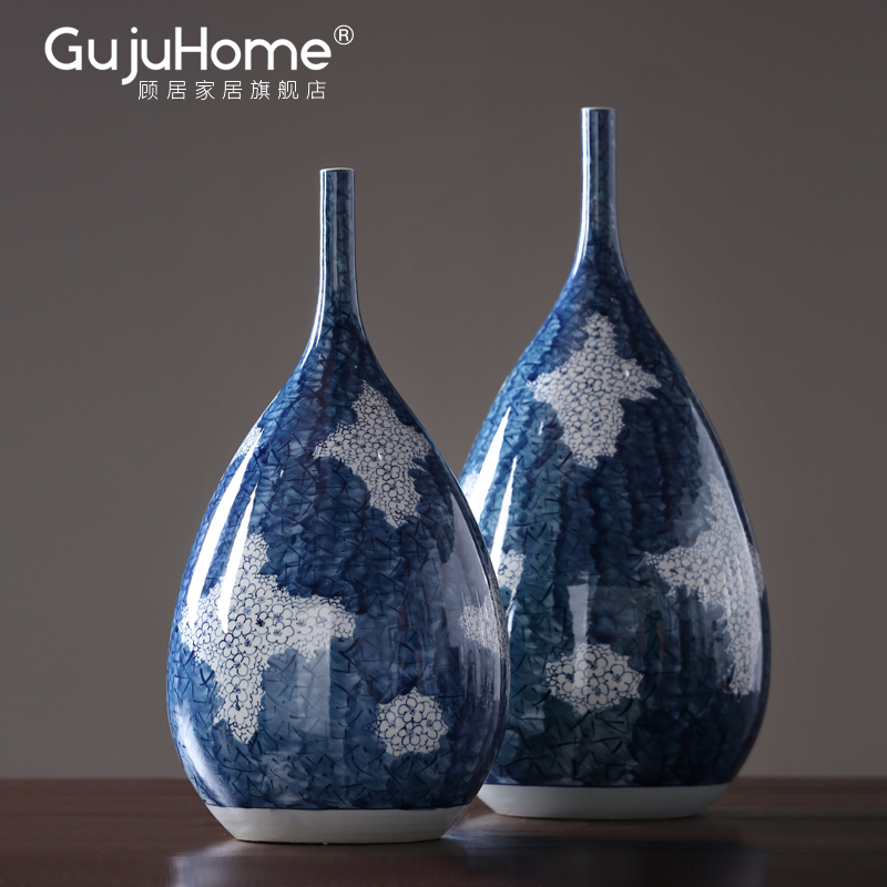 New classical hand - made ceramic vase inserted dried flowers, furnishing articles, the sitting room porch decoration between example soft outfit display decorations