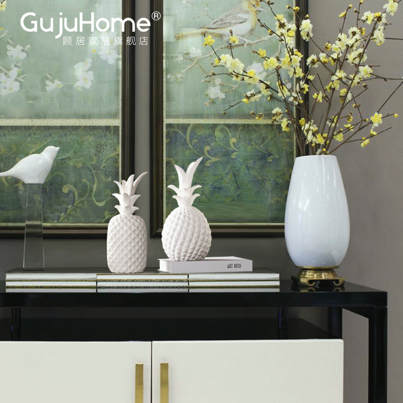 I and contracted between ceramic pineapple furnishing articles home sitting room dining - room example clothing store decoration decoration restaurant