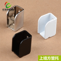 The upper wall square tube bracket support the cabinet to the clothing store is hanging on the side hanging display hook rack supermarket shelf accessories