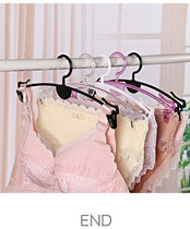 Underwear hanger plastic with clamping hanger bra hanger frame underwear exhibition rack childrens underwear clip holder lingerie shop display