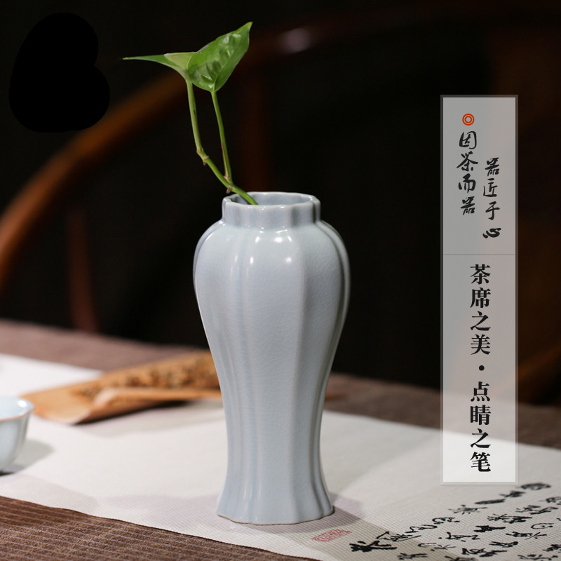 The Poly real boutique scene. Your up vase creative small jingdezhen ceramic tea set dry flower zen furnishing articles ornaments