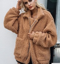 Europe Express ebay Amazon hit imitation fur jacket top