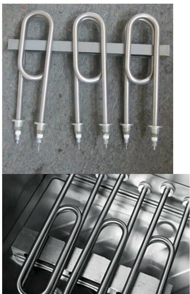 蒸饭车蒸饭柜配件蒸包柜发热管加热管/380v4kw电热蒸箱蒸柜配件