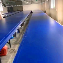 No need to polish PVC tablecloth printing factory special _ high quality no joint no oil flat blue and green canvas tablecloth paint cloth