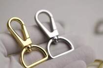 Imported from Italy Lobster buckle Plated with real gold Bag belt buckle hook buckle Alloy dog buckle Bag accessories hanging buckle