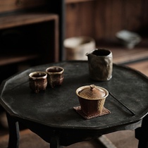 Zeng Yunyou Firewood Burning Lone Pinot Hands Pinching Pot small cover Bowl Hand Pinch Cup Live Special Shooting