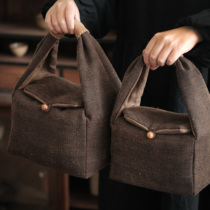 Fragrant Cloud Yarn Tussah Silk Genuine Silk Tea Set Containing the Spot Shipping