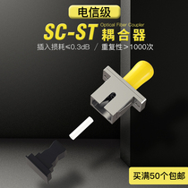 Carrier-Grade SC-ST fiber coupler flange converter adapter connector cable connector
