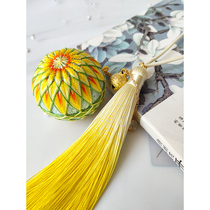 Xiangyang hand bow ball diy material package Finished car hanging Girlfriend Best friend birthday handmade parents Teachers Day gift