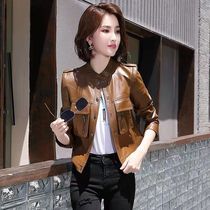 Han version of the new leather coat for women with short sheepskins