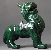 Ceramic Leopard Leopard Leopard Leopard Leopard Art Crafts Home Living Room Adornment Hem of the Tang Three Lottery Chinese Retro Collection