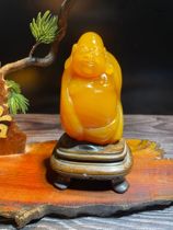 Laotian Shirohan Three-color jade pendulum piece Old Weng boutique handlebar piece collection seal engraving quality stone