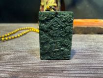 Ancient Qingyu Beauty Pendant Pendant Pendants Hand Pieces Pure Handmade Stone Carved Seal Frozen Stone Seal Engraving Shoushan Stone