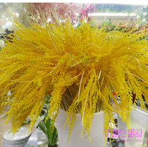Emulated wheat ear flower golden wheat ear vase decoration flower storefront decoration bar placement simulation rice plant
