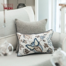 American pillow sofa backrest cotton and linen bedside seat waist cushion back cushion waist pillow pillow case without core