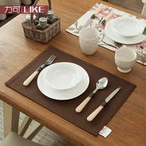 Original brand fabric placematte meal Western food insulation table mat coffee table mat Nordic simple solid color coffee American European style