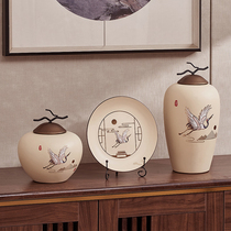 New Chinese light luxury ornaments high-end living room TV cabinet porch high-end decorations housewarming new home gifts