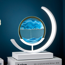 Modern light luxury high-grade quicksand painting hourglass ornaments home living room TV cabinet bedroom office desktop decorations