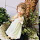 Girl praying angel ornaments snowman nursery home garden balcony fleshy flower gardening groceries fairies Girl praying angel ornaments snowman nursery home garden balcony fleshy flower gardening groceries fairies