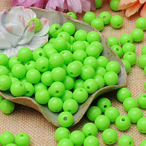 8mm solid color round beads diy beads toy loose beads acrylic candy color beads handstring necklace hand beads