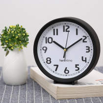 Short seat clock alarm bell quiet table desktop living room decorative creative student bedroom bedside house pendulum