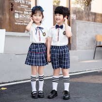Primary school uniform summer female children British style class uniform graduation photo performance kindergarten suit MK908011