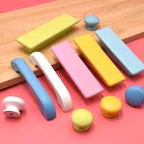 Childrens wardrobe handle cabinet door solid wood door handle wooden Childrens room door handle drawer color handle cabinet