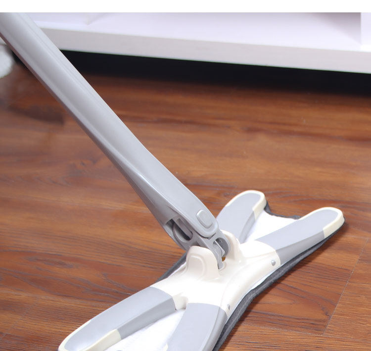 新款 免手洗平板拖把干湿两用家用x型仿手拧平板拖把懒人拖地神器