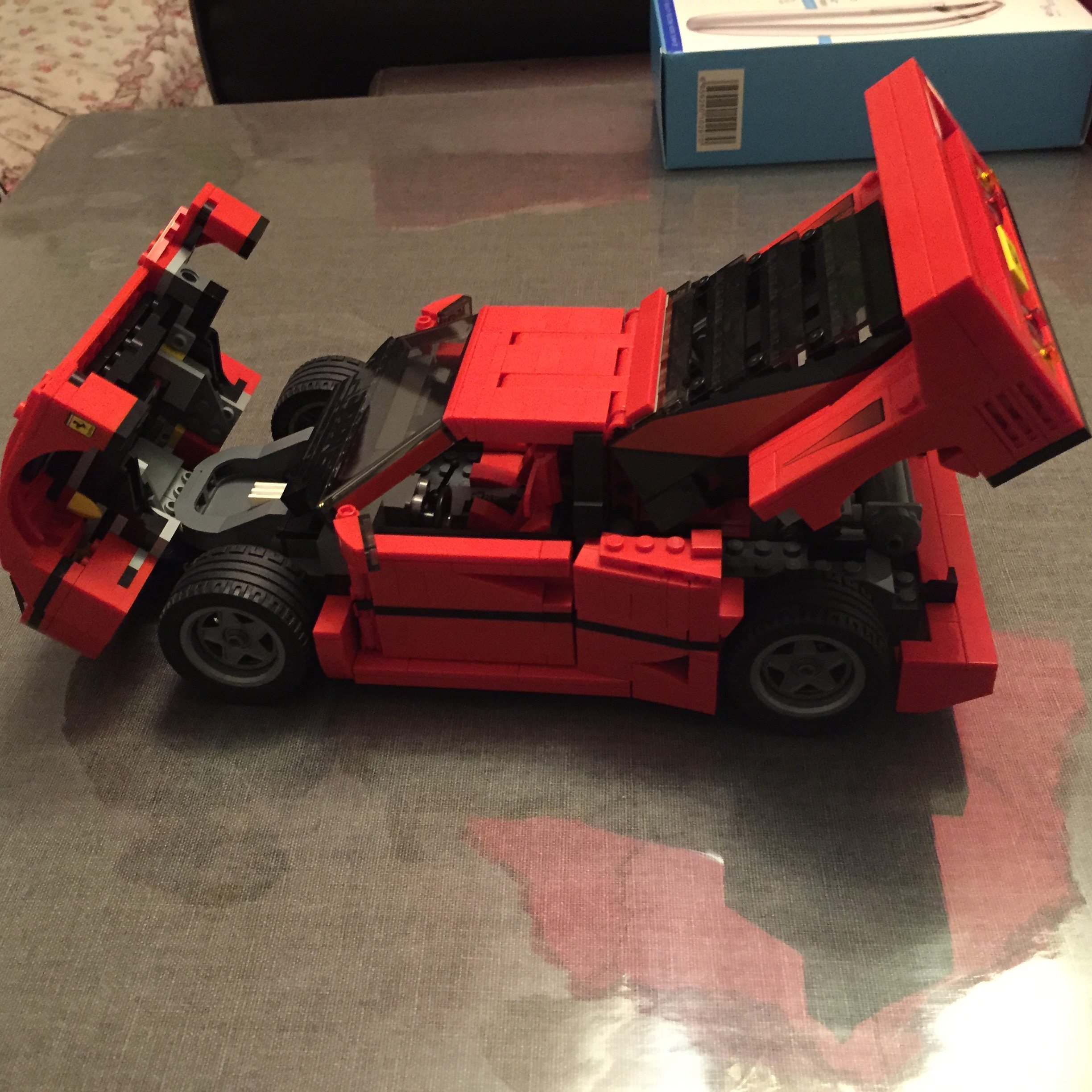 「晒单」乐高 正品 创意系列 10248 法拉利 f40 车模 小编的第一个