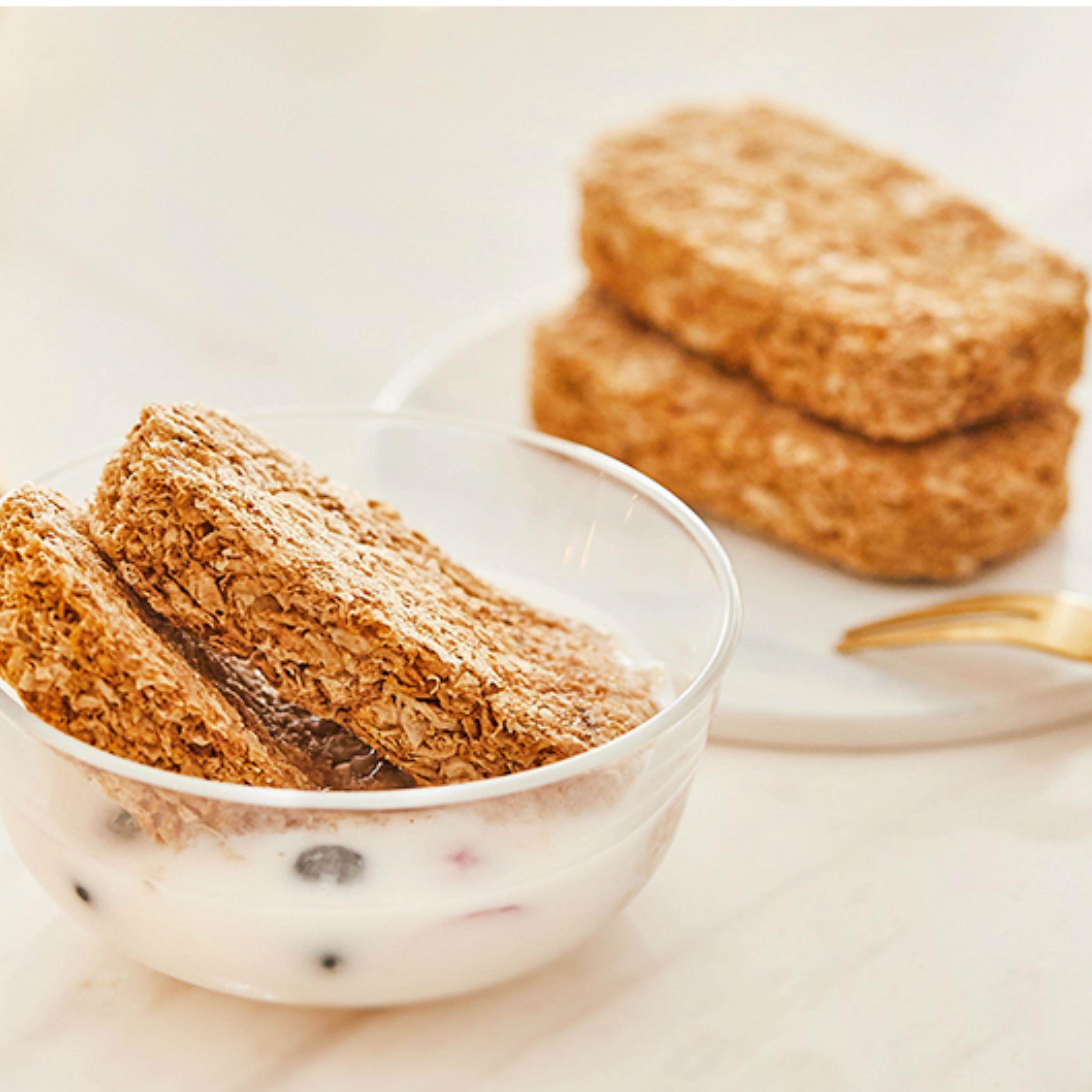 全麦高纤维麦片早餐冲饮全小麦饼干