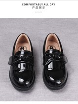 Little girl patent leather British short tube womens shoes autumn shoes winter Princess wind leather boots jk uniform shoes girls womens shoes