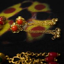 Tibetan earrings Nepal Tibetan earrings Tibetan style Jewelry earrings female accessories 2021 new ethnic minority style